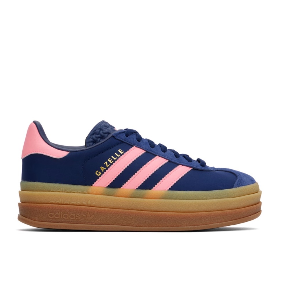 NWT Adidas Women's Blue and Pink Sneakers, Size 7.5 - Picture 3 of 10